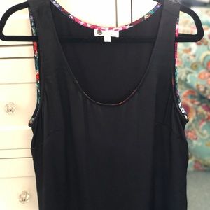 Floreat - Loved by Anthropologie Black tank top